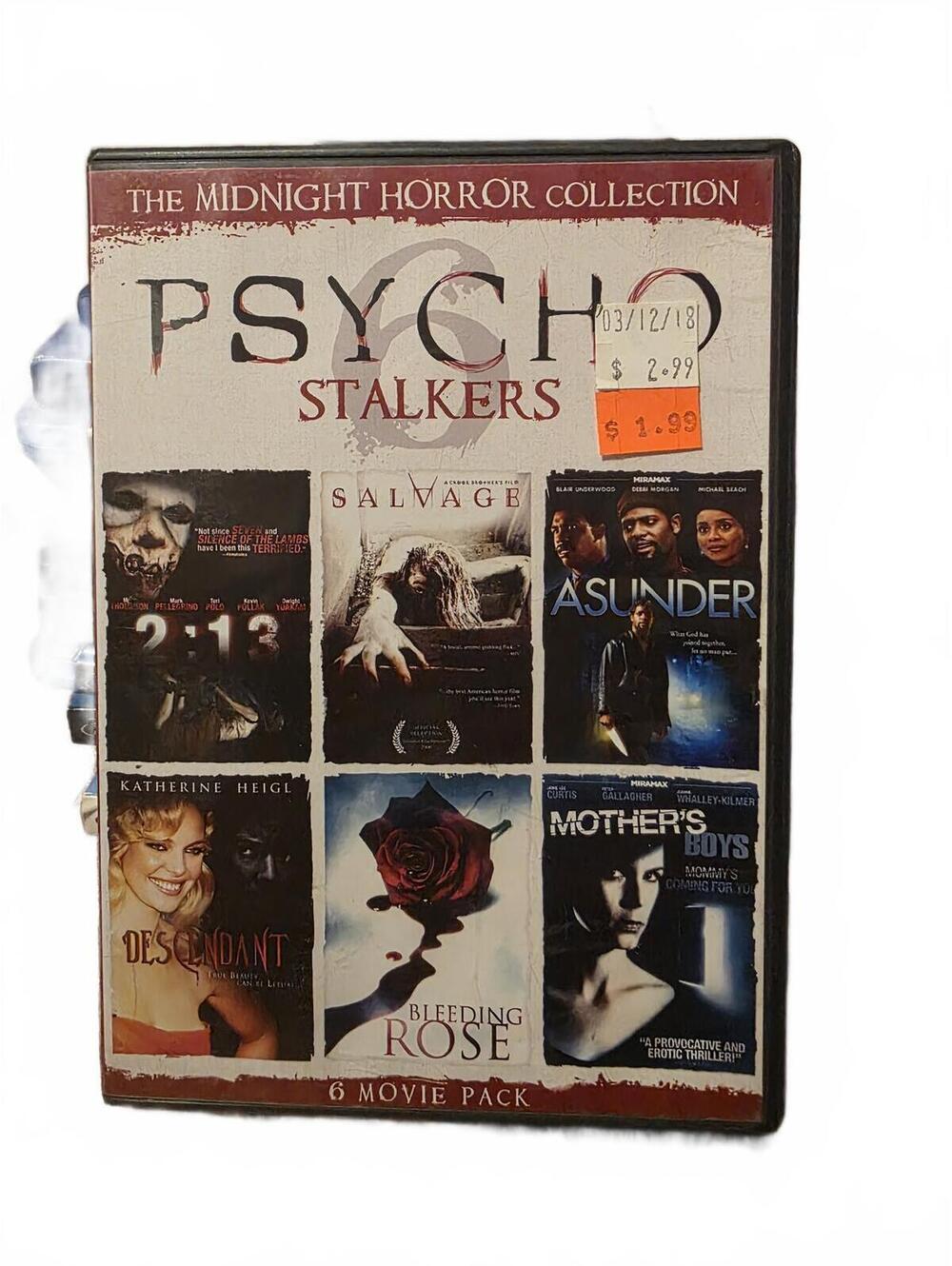 Psycho Stalkers 6 Movie Pack DVD Set